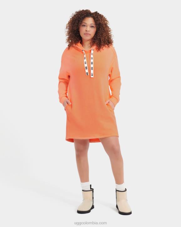 vestido con capucha aderyn sorbete de naranja mujer UGG 4VBT1327
