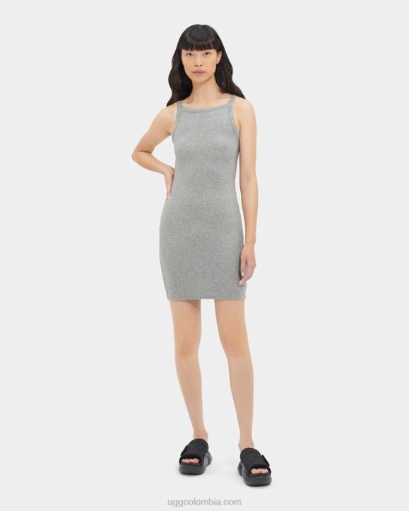 vestido de canalé brezo gris mujer UGG 4VBT1316 vestido de canalé brezo gris mujer UGG 4VBT1316