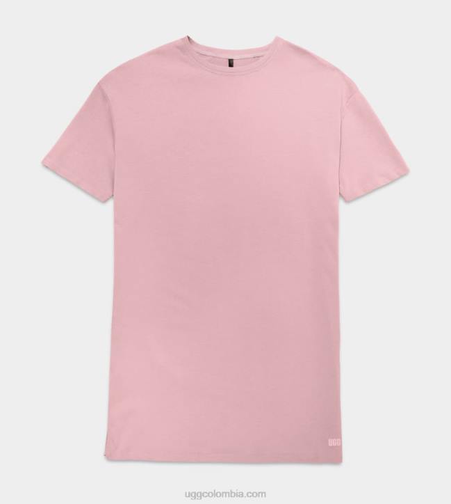 vestido estilo camiseta arcilla rosa mujer UGG 4VBT2230