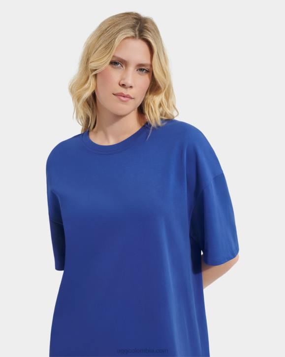 vestido estilo camiseta azules mujer UGG 4VBT2196