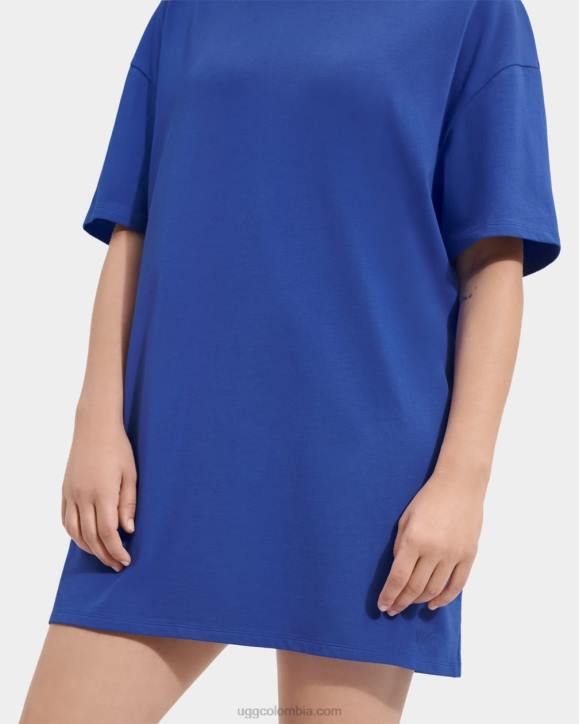 vestido estilo camiseta azules mujer UGG 4VBT2196