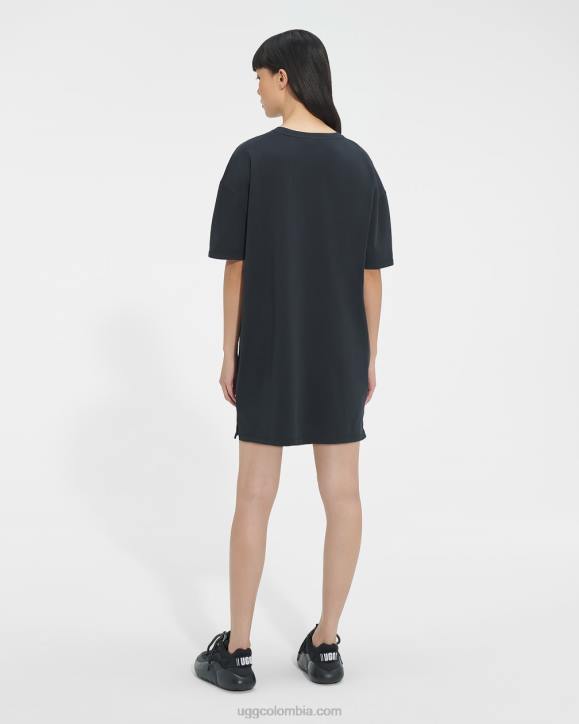 vestido estilo camiseta negro mujer UGG 4VBT2197