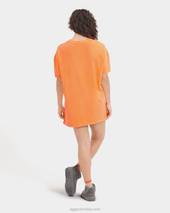vestido estilo camiseta sorbete de naranja mujer UGG 4VBT2228