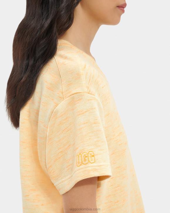 vestido nadia camiseta melange mezcla de neón amarillo mujer UGG 4VBT1106
