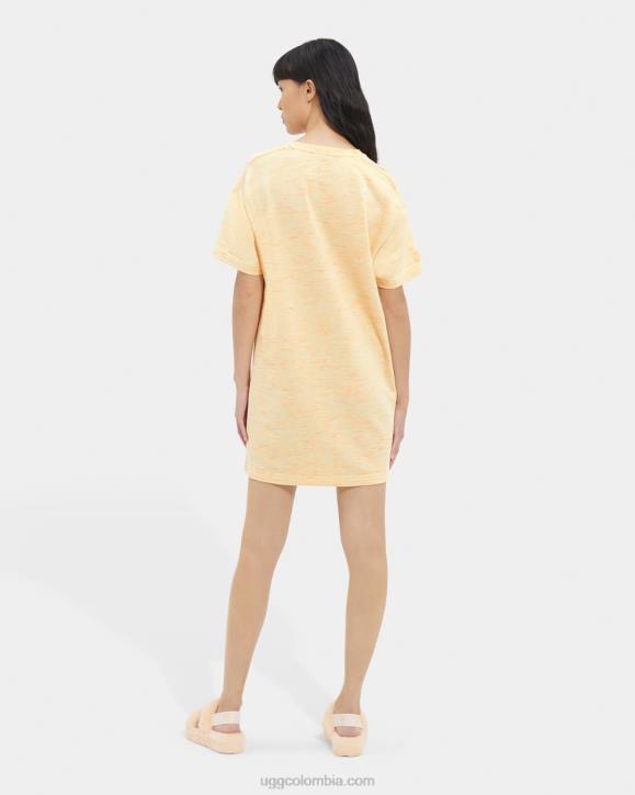vestido nadia camiseta melange mezcla de neón amarillo mujer UGG 4VBT1106