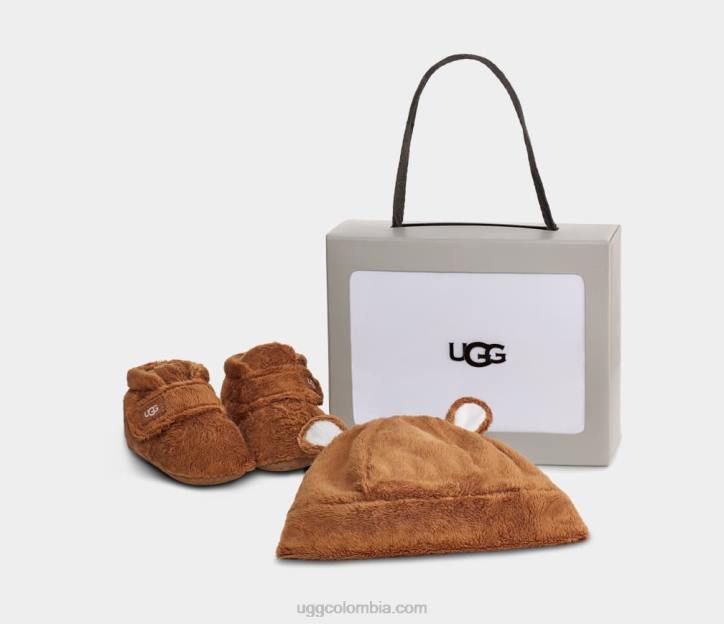 bixbee y gorro castaña bebé UGG 4VBT2033