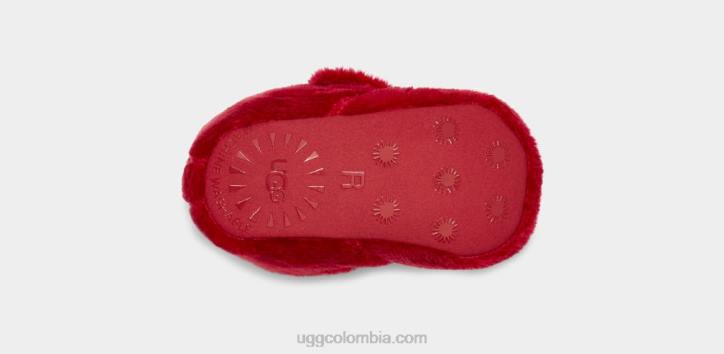botín bixbee y manta lovey rojo samba bebé UGG 4VBT331