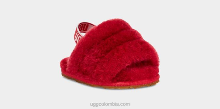 pelusa, sí, diapositiva y amor rojo samba bebé UGG 4VBT2217