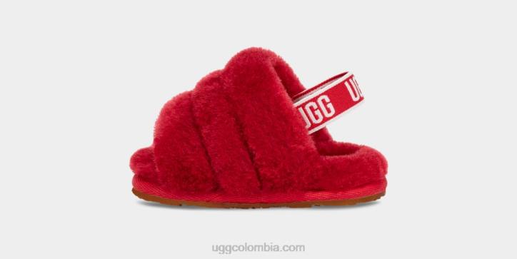 pelusa, sí, diapositiva y amor rojo samba bebé UGG 4VBT2217
