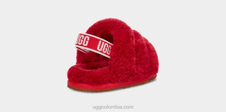 pelusa, sí, diapositiva y amor rojo samba bebé UGG 4VBT2217