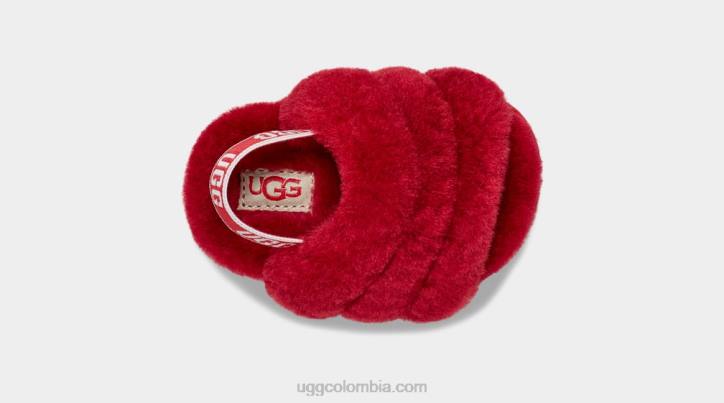 pelusa, sí, diapositiva y amor rojo samba bebé UGG 4VBT2217