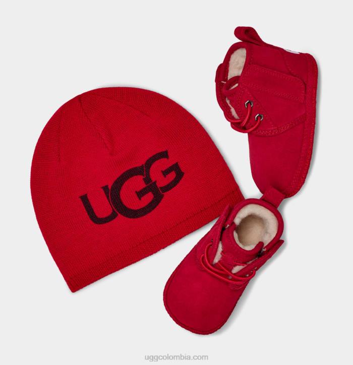 neumel y gorro rojo samba bebé UGG 4VBT337