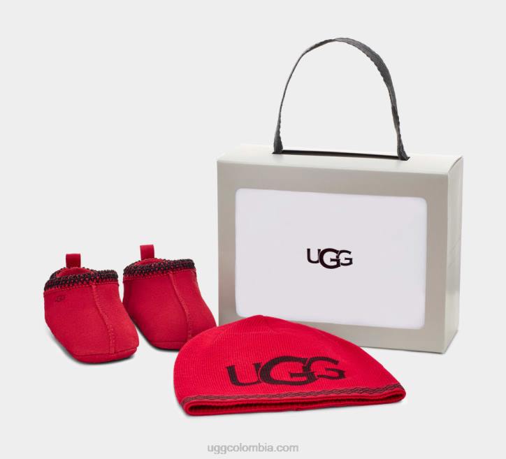 tasman y gorro rojo samba bebé UGG 4VBT336