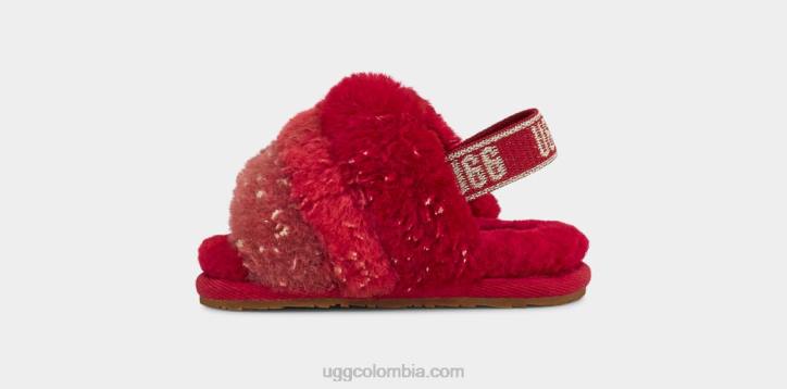pelusa sí brillo metálico multi rojo bebé UGG 4VBT2040
