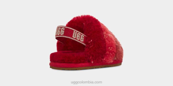 pelusa sí brillo metálico multi rojo bebé UGG 4VBT2040