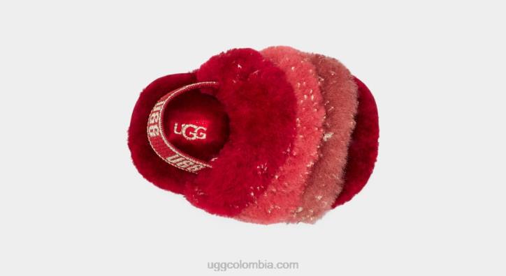 pelusa sí brillo metálico multi rojo bebé UGG 4VBT2040