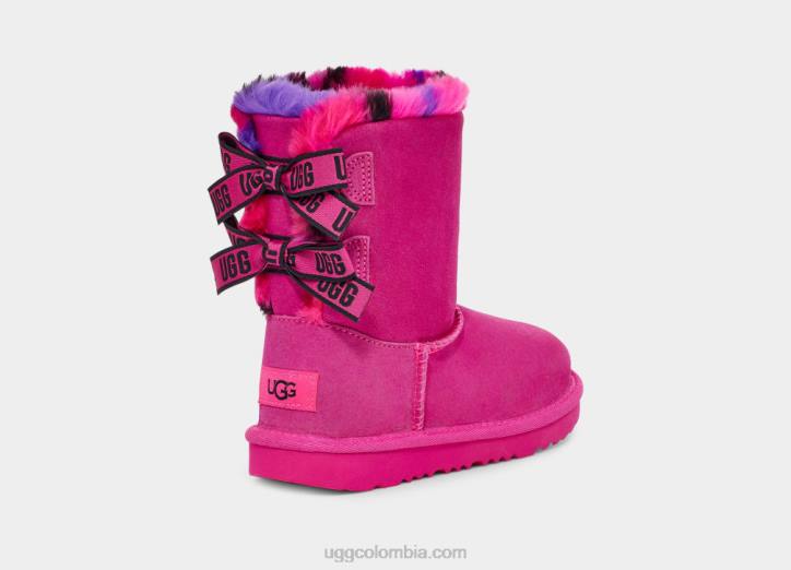 bailey arco plaid punk rosa de roca niños UGG 4VBT1774