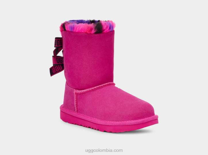 bailey arco plaid punk rosa de roca niños UGG 4VBT1774