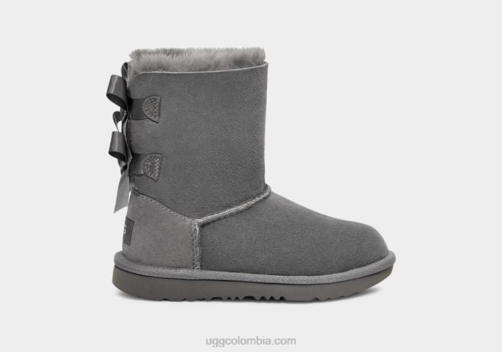 bota bailey bow ii gris niños UGG 4VBT2327