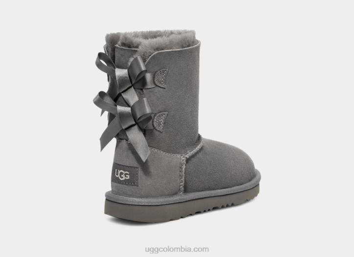 bota bailey bow ii gris niños UGG 4VBT2327