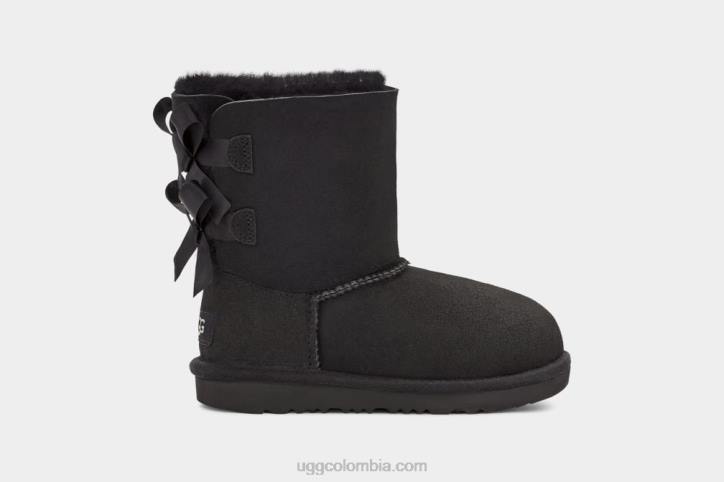 bota bailey bow ii negro niños UGG 4VBT1712