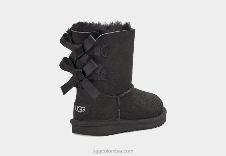 bota bailey bow ii negro niños UGG 4VBT1712