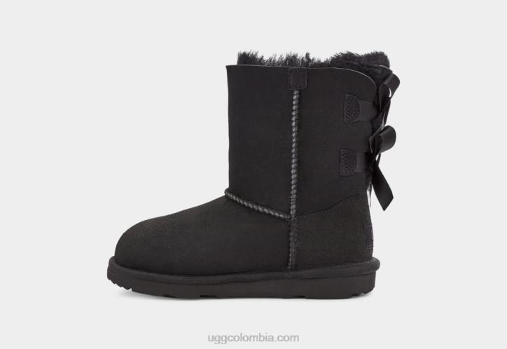 bota bailey bow ii negro niños UGG 4VBT1712