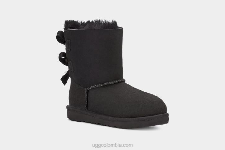 bota bailey bow ii negro niños UGG 4VBT1712
