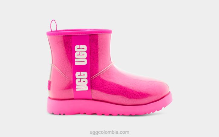 clásico transparente mini ii caramelo rosa niños UGG 4VBT1752