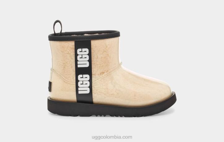 clásico transparente mini ii natural/negro niños UGG 4VBT1749
