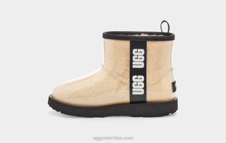 clásico transparente mini ii natural/negro niños UGG 4VBT1749