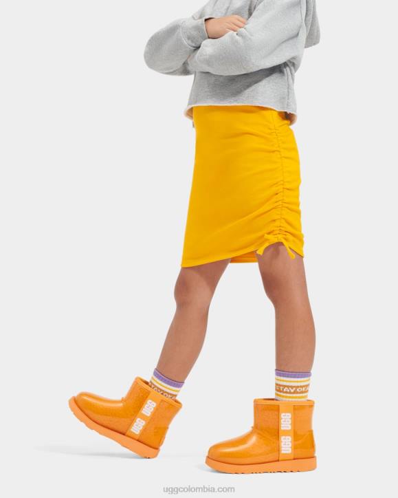 clásico transparente mini ii papaya naranja niños UGG 4VBT1750