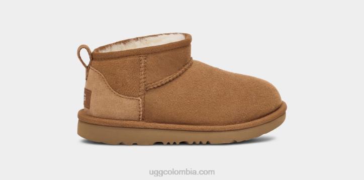 clásico ultra mini castaña niños UGG 4VBT1665