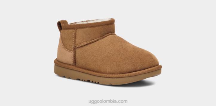 clásico ultra mini castaña niños UGG 4VBT1665