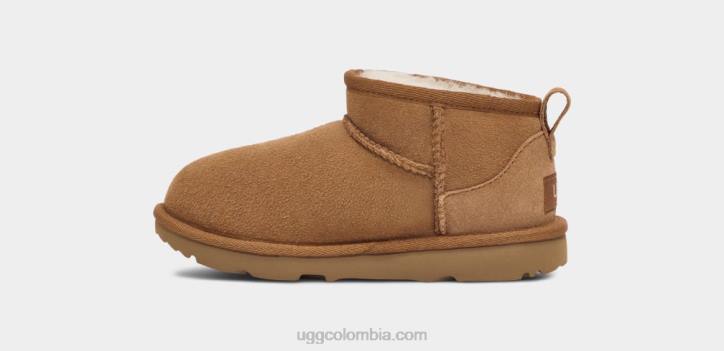clásico ultra mini castaña niños UGG 4VBT1665