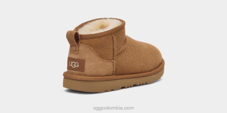 clásico ultra mini castaña niños UGG 4VBT1665