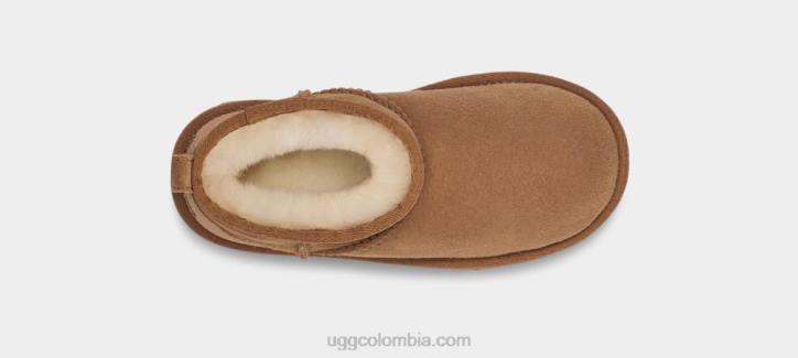 clásico ultra mini castaña niños UGG 4VBT1665