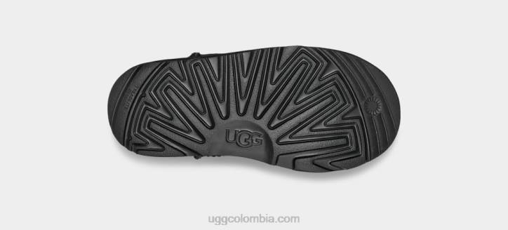 clásico ultra mini negro niños UGG 4VBT1666