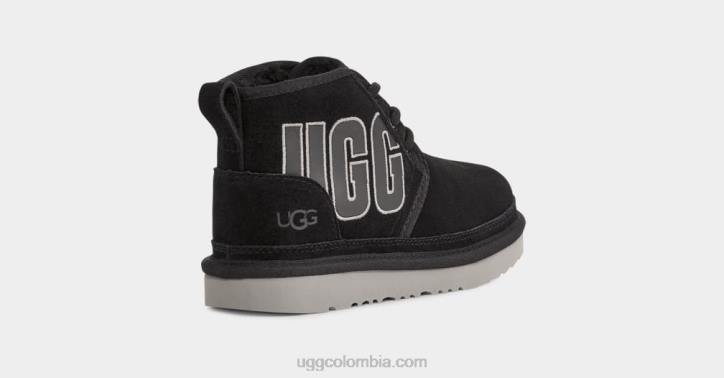 esquema gráfico de neumel ante negro/gris niños UGG 4VBT1775