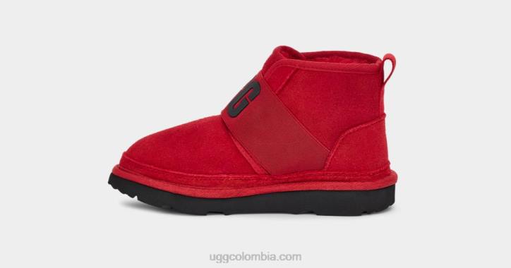 neumel ii gráfico rojo samba/negro niños UGG 4VBT249