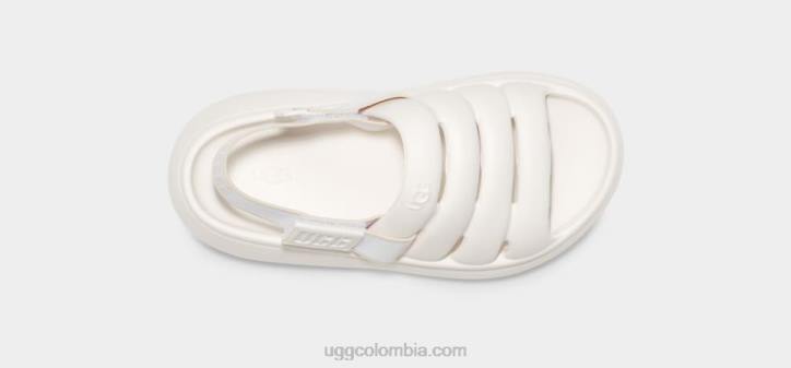 deporte si blanco brillante niños UGG 4VBT1668