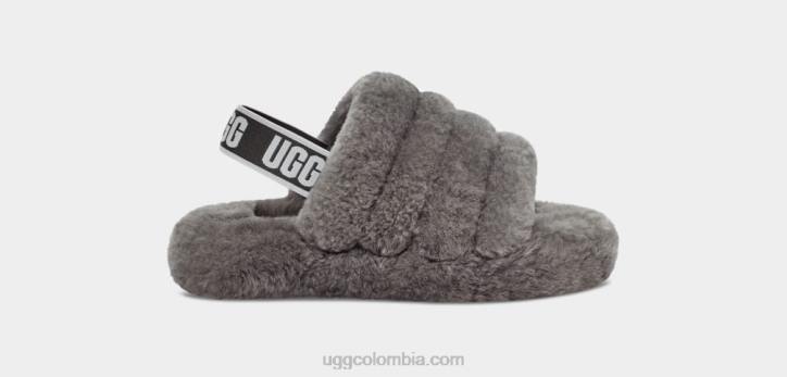 pelusa, sí, diapositiva carbón niños UGG 4VBT1740 pelusa, sí, diapositiva carbón niños UGG 4VBT1740