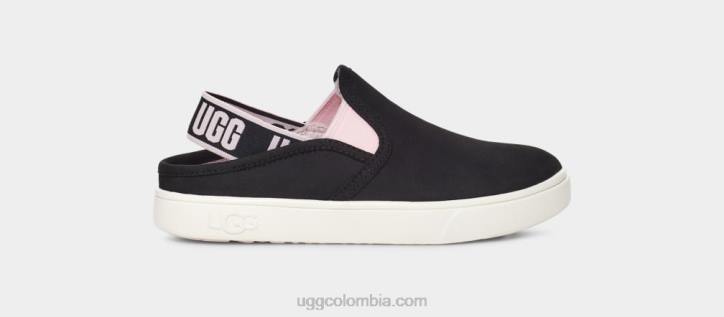 aivey negro/rosa concha niños UGG 4VBT263