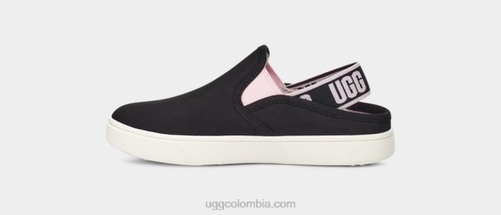 aivey negro/rosa concha niños UGG 4VBT263