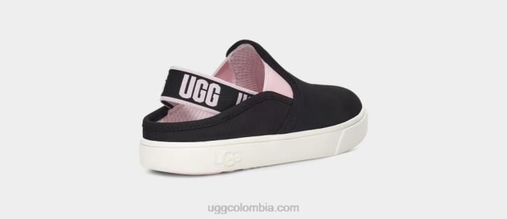 aivey negro/rosa concha niños UGG 4VBT263