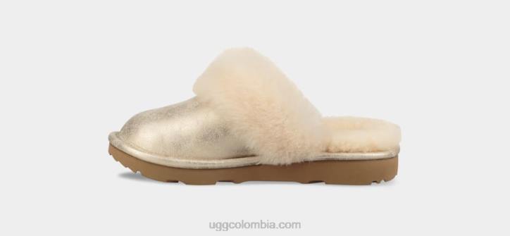 pantuflas acogedoras ii metalizadas oro niños UGG 4VBT2087