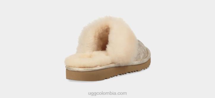 pantuflas acogedoras ii metalizadas oro niños UGG 4VBT2087