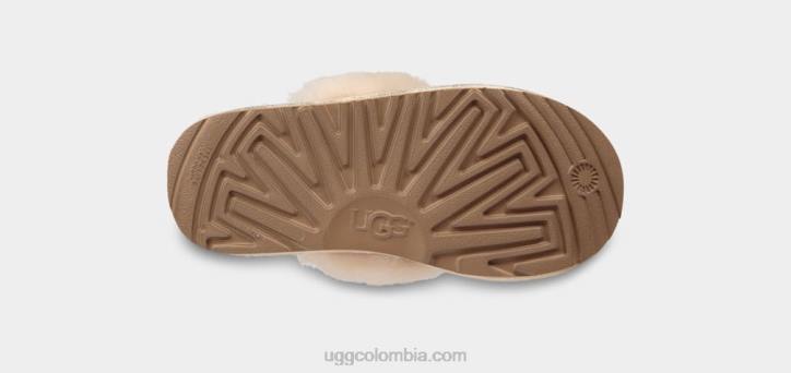 pantuflas acogedoras ii metalizadas oro niños UGG 4VBT2087
