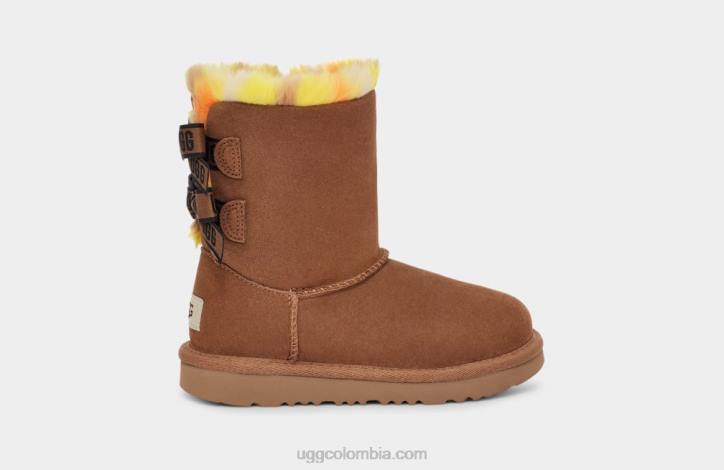 bailey arco plaid punk castaña niños pequeños UGG 4VBT1985