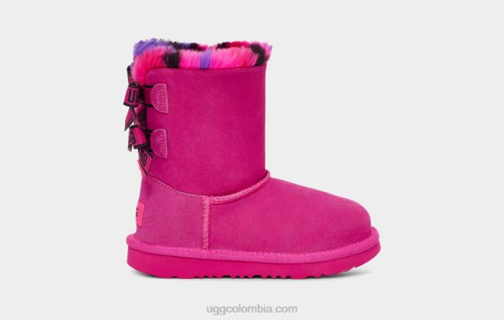 bailey arco plaid punk rosa de roca niños pequeños UGG 4VBT2213